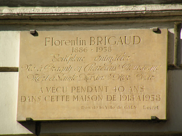  Plaque commémorative de Florentin Brigaud